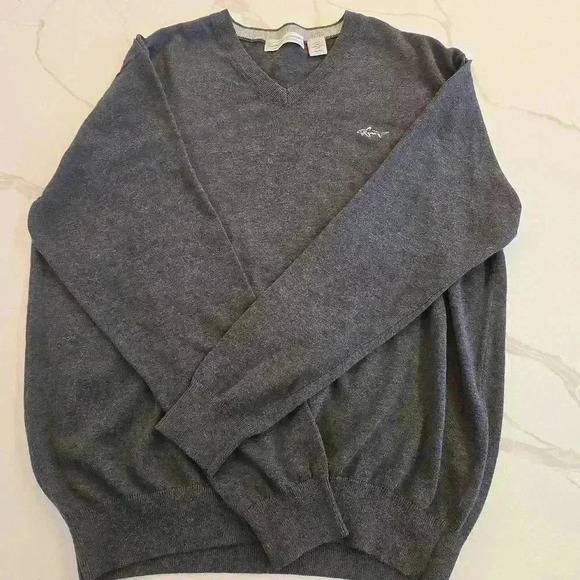 Greg Norman Men's Sweater 100% Cotton XL Grey - Picture 3 of 7